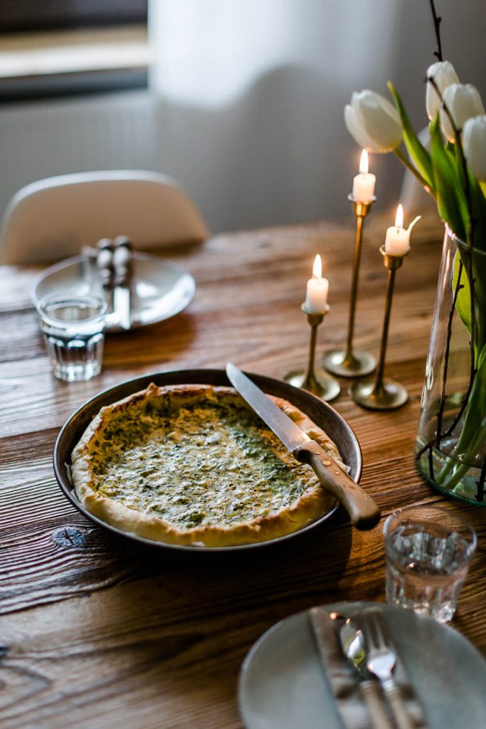 Schnelle Quiche mit Kräutern von iglo, Ricotta und Feta - Nadine Burck