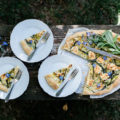 Zucchini Galette mit Ricotta